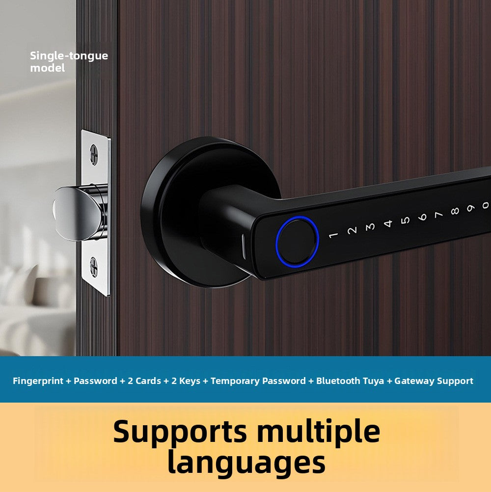 Smart Fingerprint Door Lock with Bluetooth and Key Access - product view 5