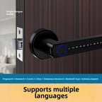 Smart Fingerprint Door Lock with Bluetooth and Key Access - product view 5