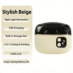 2-in-1 electric nail clipper and polisher