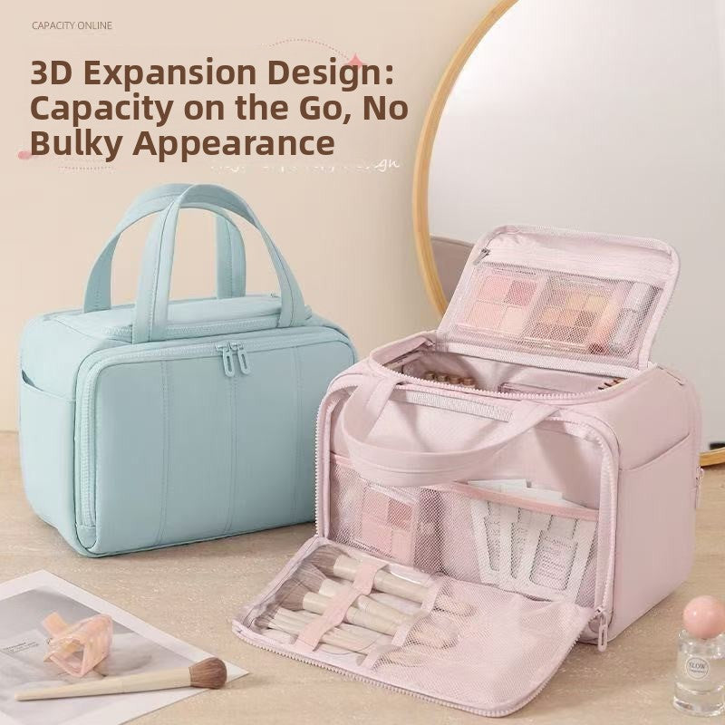 Quilted Travel Makeup Bag - product view 1