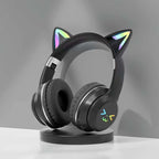 Bluetooth Gaming Headset with Cat Ear Lights - product view 10