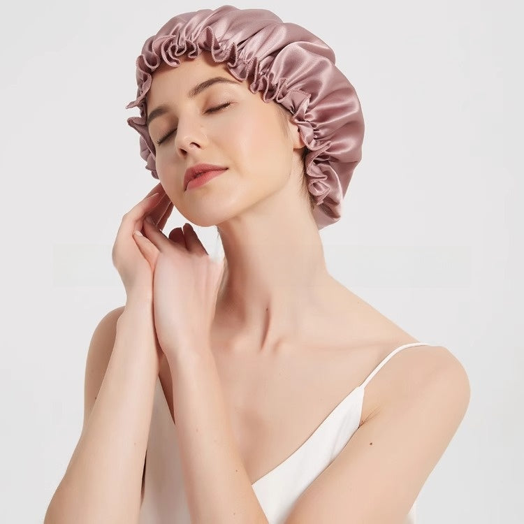 Adjustable Satin Sleep Bonnet - product view 3