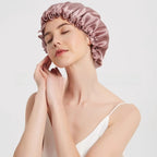 Adjustable Satin Sleep Bonnet - product view 3