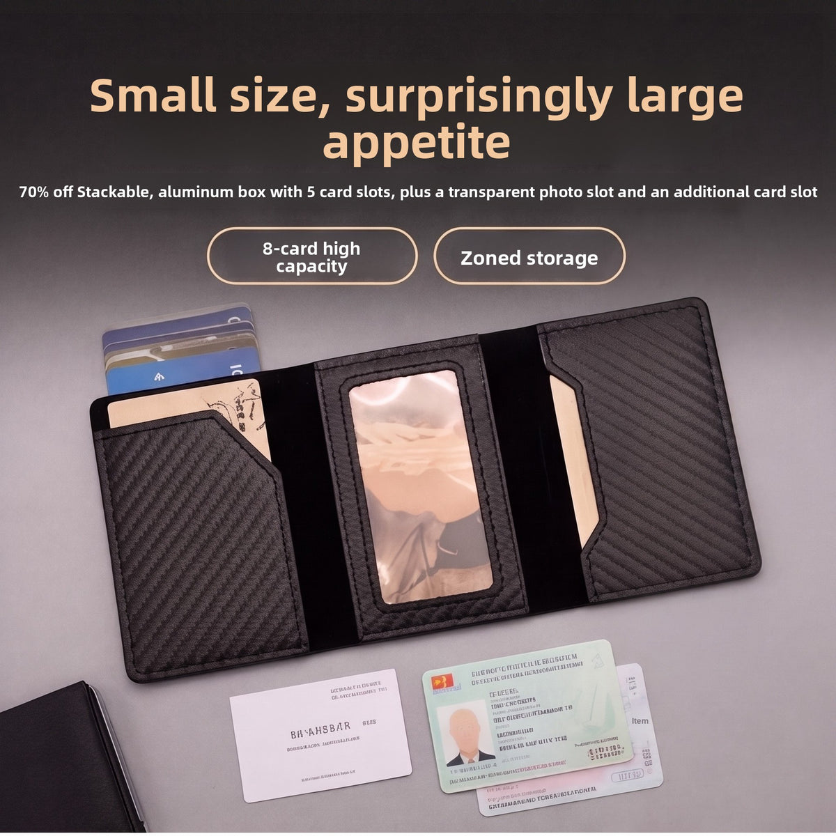 Magnetic Pop-Up Cardholder - product view 1