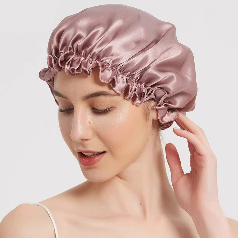 Adjustable Satin Sleep Bonnet - product view 1