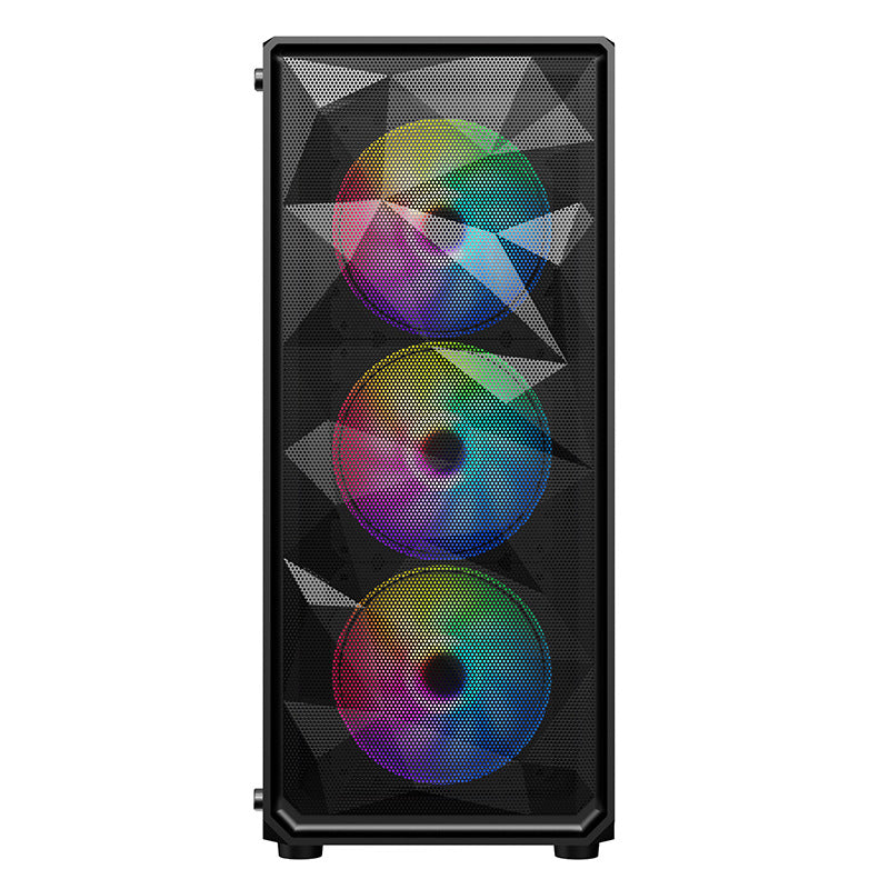 Black Desktop Computer Case - product view 2