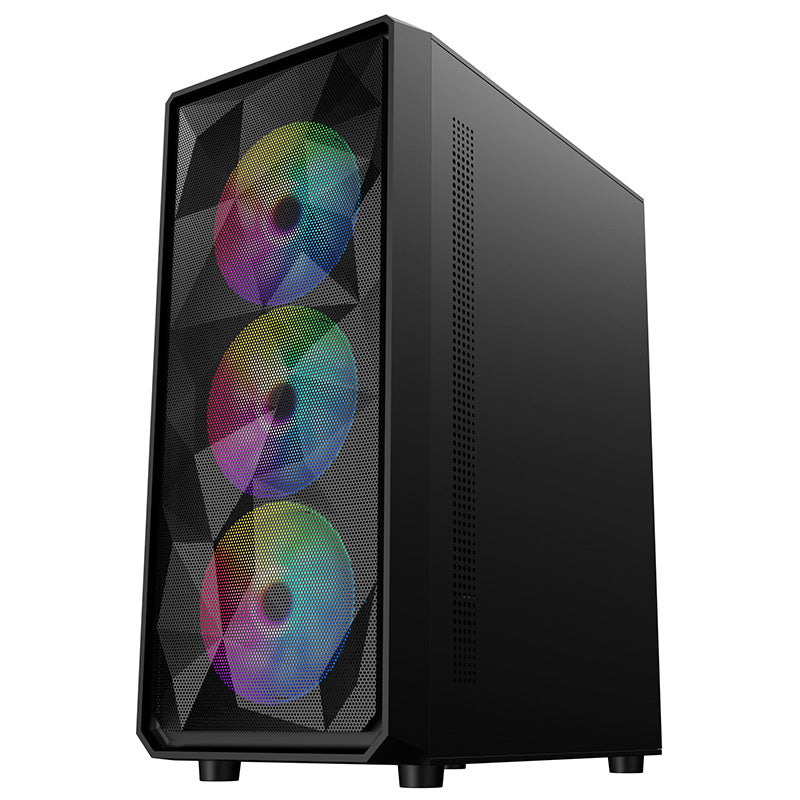Black Desktop Computer Case - product view 3