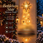 Lighted Christmas wall hanging, Bethlehem Star design