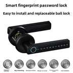 Smart Fingerprint Door Lock with Bluetooth and Key Access - product view 1