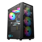 Black Desktop Computer Case - product view 6