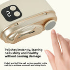 2-in-1 electric nail clipper and polisher