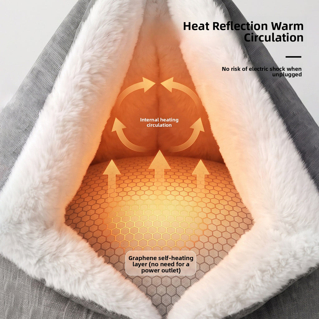 Self-Heating Cat Bed - product view 3