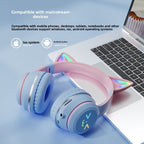 Bluetooth Gaming Headset with Cat Ear Lights - product view 3