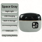 2-in-1 electric nail clipper and polisher
