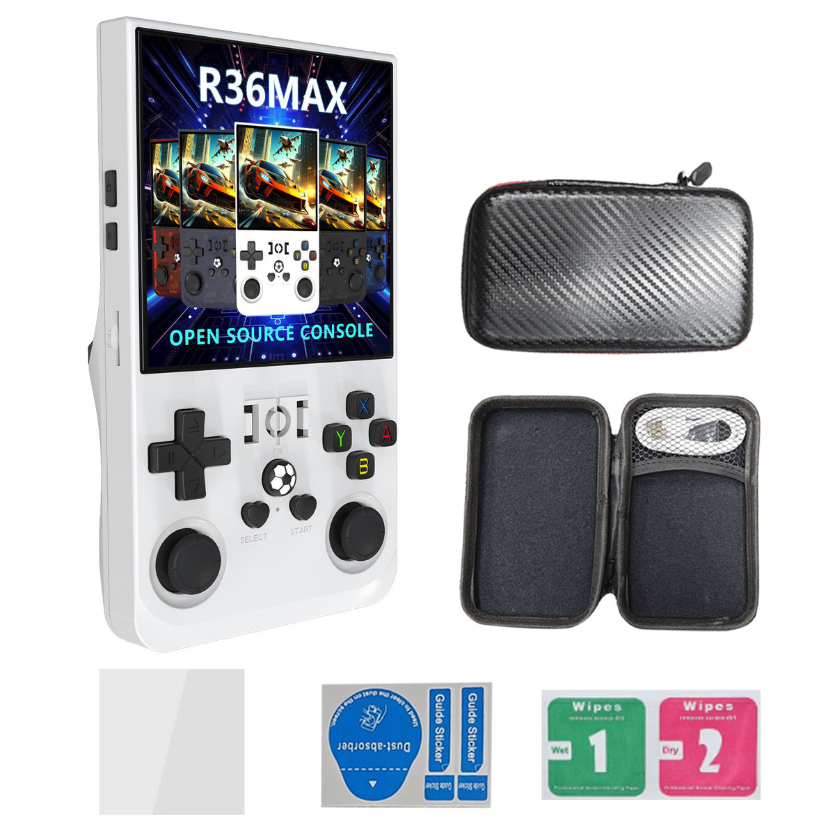 Handheld game console model and color options